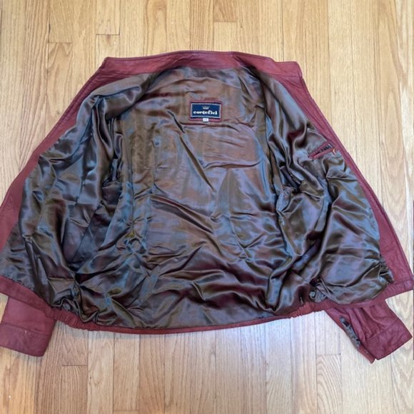 Vintage Cortefiel rust colored Leather jacket size XL - Picture 5 of 7